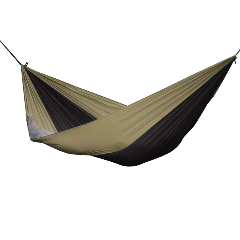 Lucia Double Camping Hammock, Black / Sand, Double