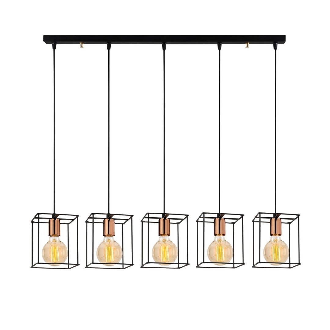 Lineare Pendelleuchte 5-flammig Henkel