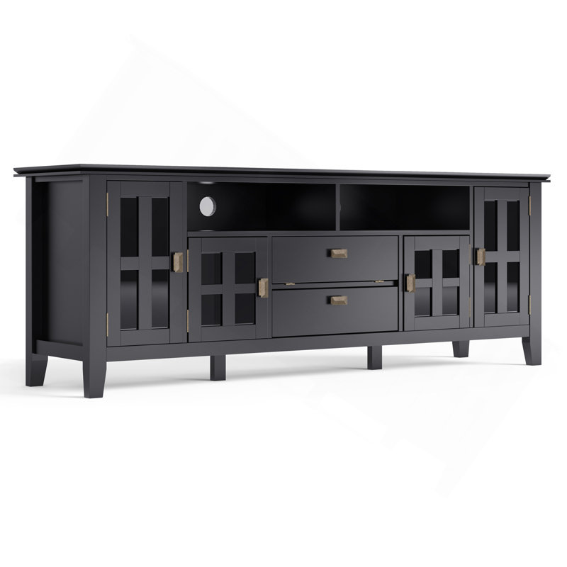 Meuble télé 72 po, Noir