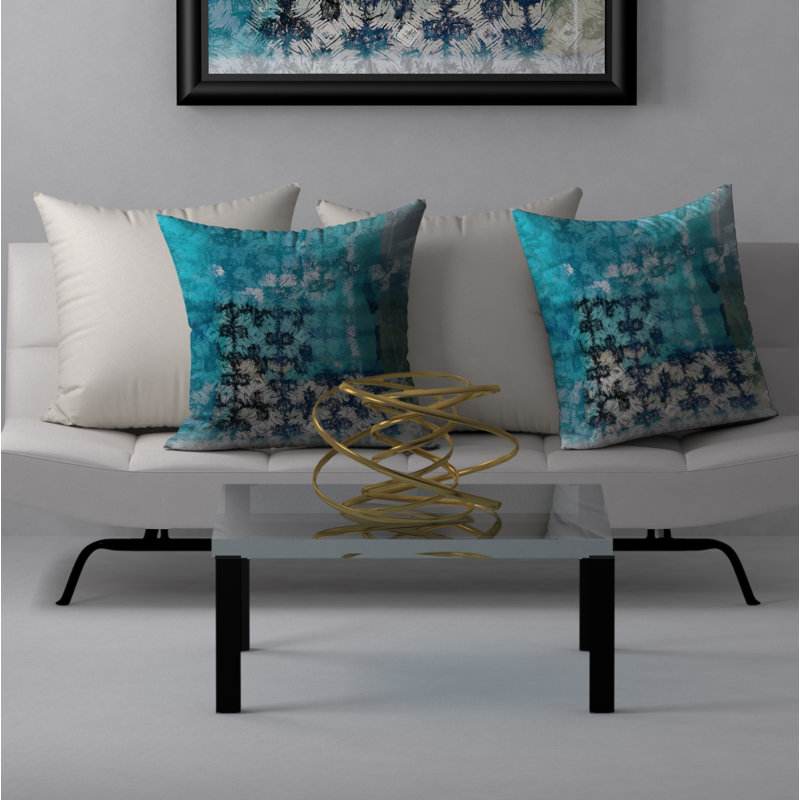 Housse de coussin carrée/insert, 24 po x 24 po