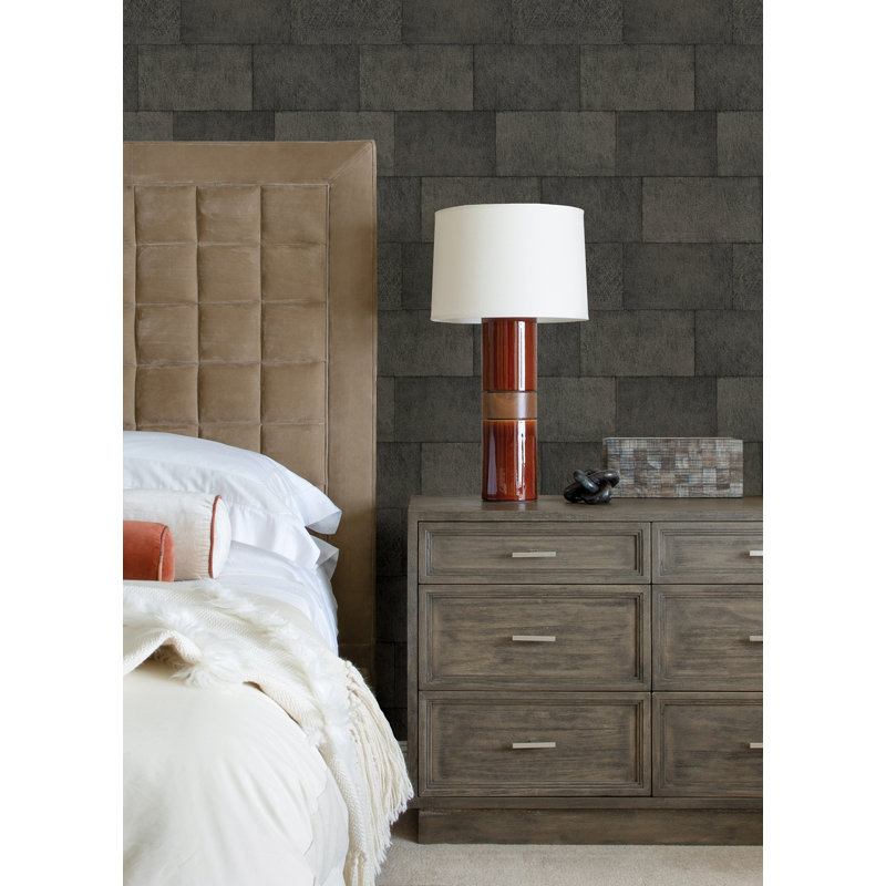 Rouleau de papier peint, Gris anthracite