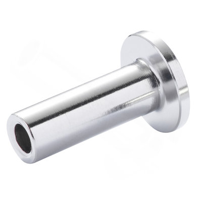 Paquet de 121 manchons de protection en acier inoxydable T316 pour balustrade en câble métallique de 1/8 po, bricolage balustrade de qualité marine T316, livré avec une mèche gratuite, argent