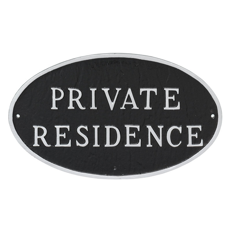 Plaque de jardin pour enfant, Noir / argent