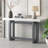 59.1" Painted Entryway Table With Pine Veneer,Unique Triple Rectangle Design Console Table With Thick Pine Wood Legs,Extra Long Sofa Table Versatile For Hallway, Living Room,Kitchen