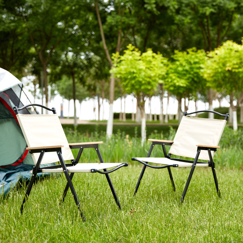 Chaise d'extérieur pliante 2 pièces