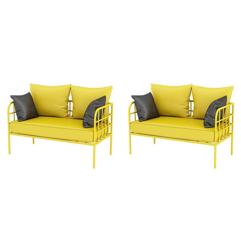 Banc rembourré en similicuir Letzy