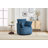 Corduroy Upholstered Swivel Chair-1493615626