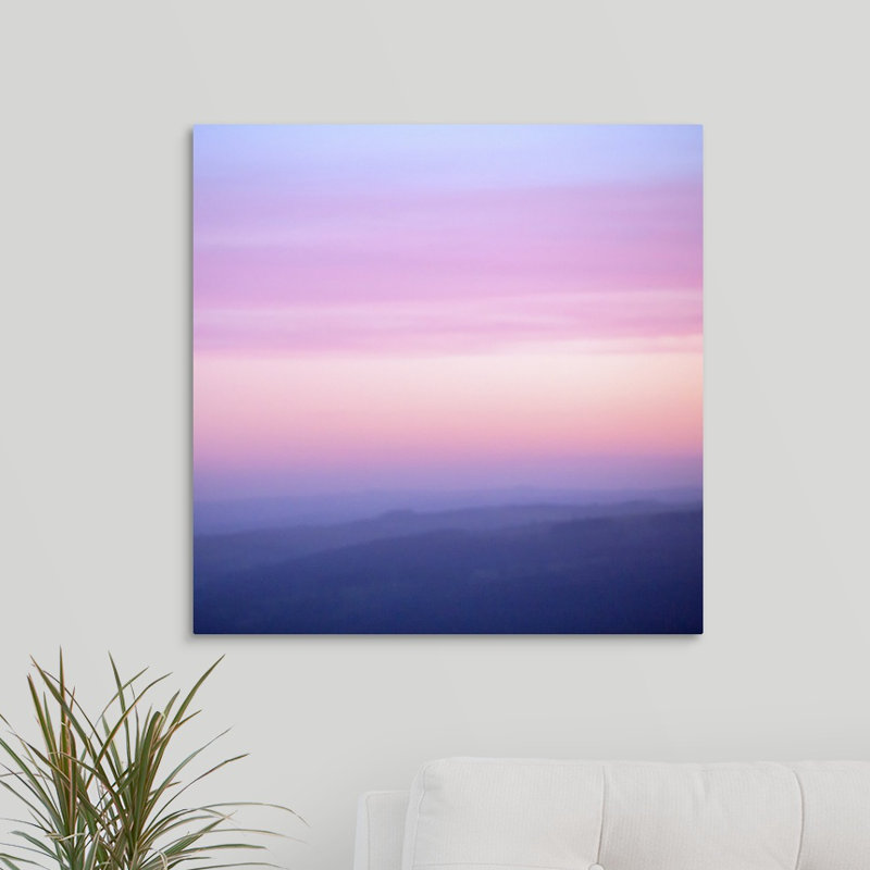 «Pink Dusk III» par Doug Chinnery - reproduction de photo sur toile, H 24 po x l 24 po x P 1,5 po