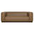 Wadena 90.5 In. 3-Seater Sofa With Rectangular Seat And Square Arms