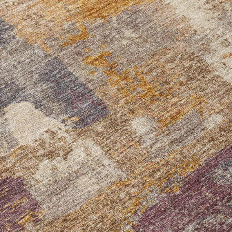 Machine Washable Indoor/Outdoor Jacinto ACN2147 Abstract Rug, Rectangle 1'8" x 2'6"
