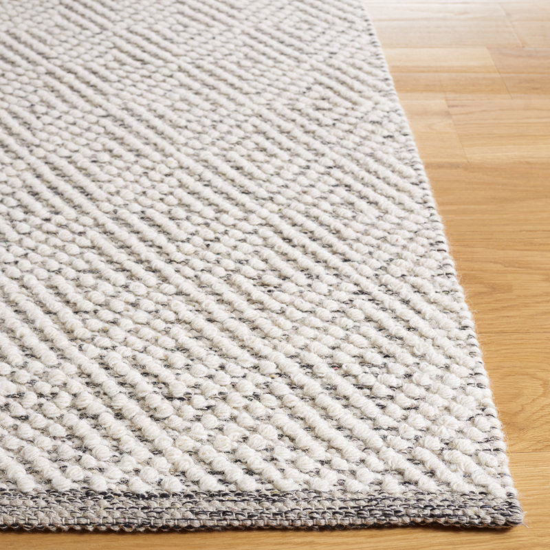 Irish Chain Hand Woven Area Rug, Rectangle 91 x 152 cm