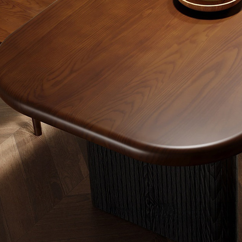 Solid wood rectangular pine dining table, 29.53" H x 35.43" W x 31.5" D