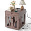 Caisse pour chien en bois manufacturé avec station de charge Feristah-610104761-636729099