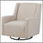 Fauteuil oscillant pivotant Odessa Latte