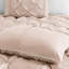 Édredon très grand rosé 7 pièces - magnifique édredon, taies décoratives, coussins décoratifs, jupe de lit lavable à la machine taille élégante ornementation vapeur-119384989-119384993