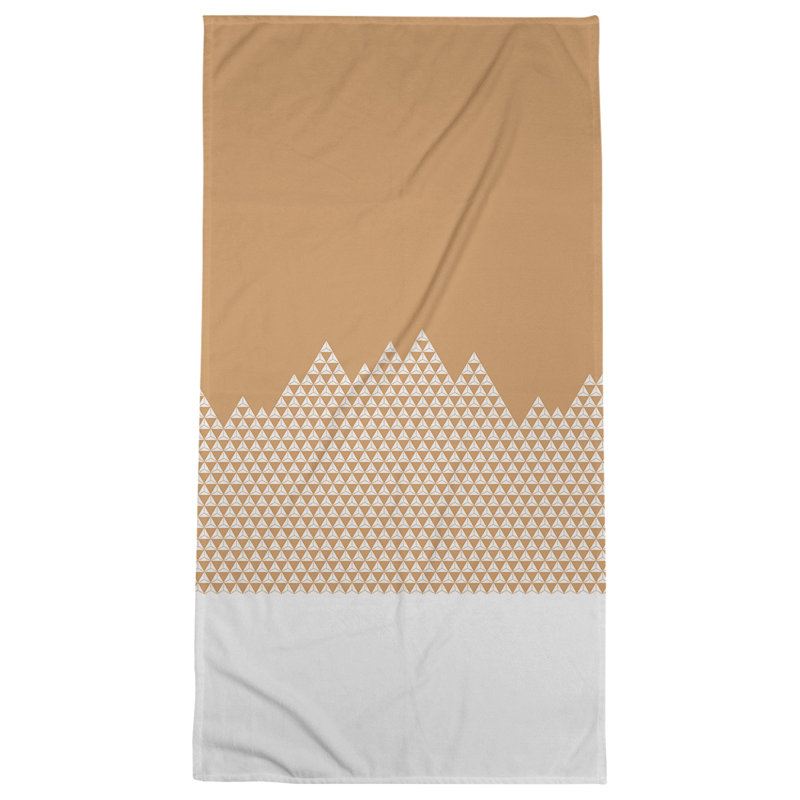 Serviette de bain Mountain, Orangé