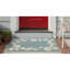 Tapis intérieur / extérieur Glidden touffeté à la main turquoise-258667037