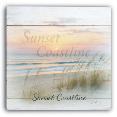 Coucher de soleil sur la côte