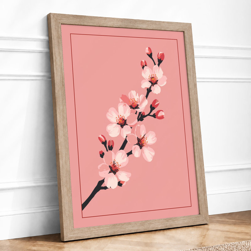 Flowering Branch Botanical - Print, Oak, A3 - 42.0 x 29.7 cm