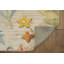 Tapis lavable d'extérieur rectangulaire à motif floral bleu / vert / orange Elling-1210876369