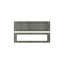 Fente pour courrier 13-1 / 8 po avec cadre intérieur en nickel antique-14482778-117793685
