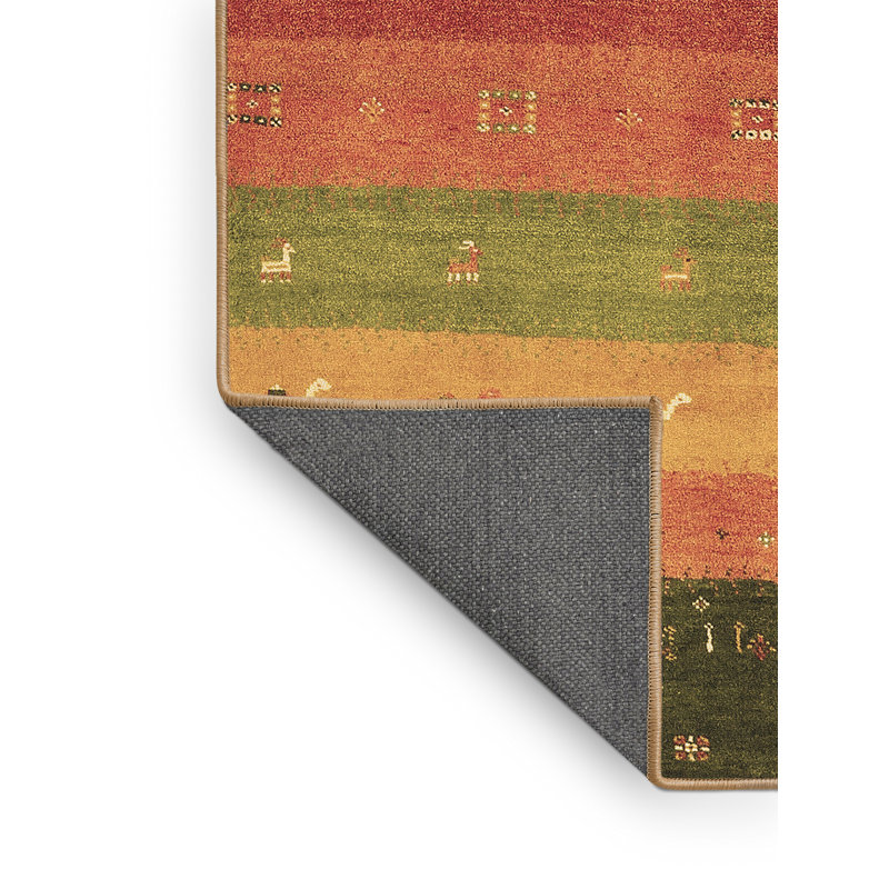 Earsie Striped Indoor Rug, Rectangle 5' x 8'