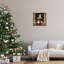 Cadre flottant pour chiot Snowy Christmas Lights, conception de Riley B-521553060-521553063
