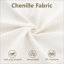Canapés modulaires: Modulaire 6 pièces avec rangement, salon en chenille crème | Crème | Chenille