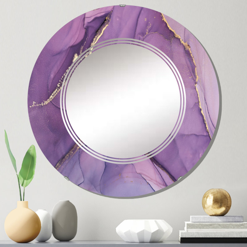 Miroir de salle de bain mural rond, 24 po x 24 po