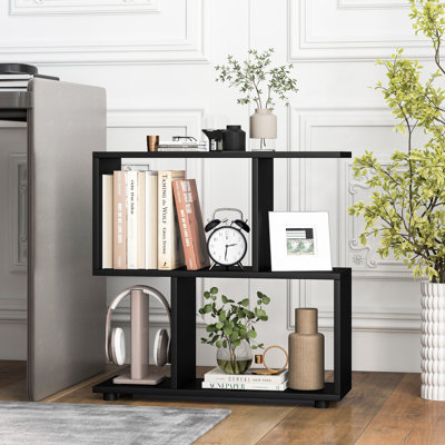Britteney 60 cm H x 60 cm W Geometric Bookcase
