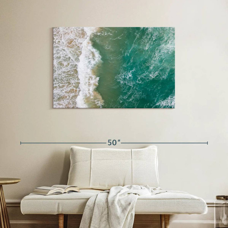 Gillard Foamy Cyprus Waves, 26" H x 39" W
