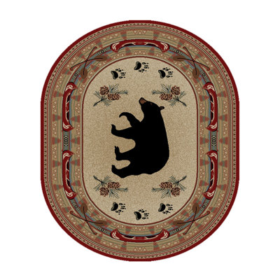 Tapis beige Haysi Southwestern