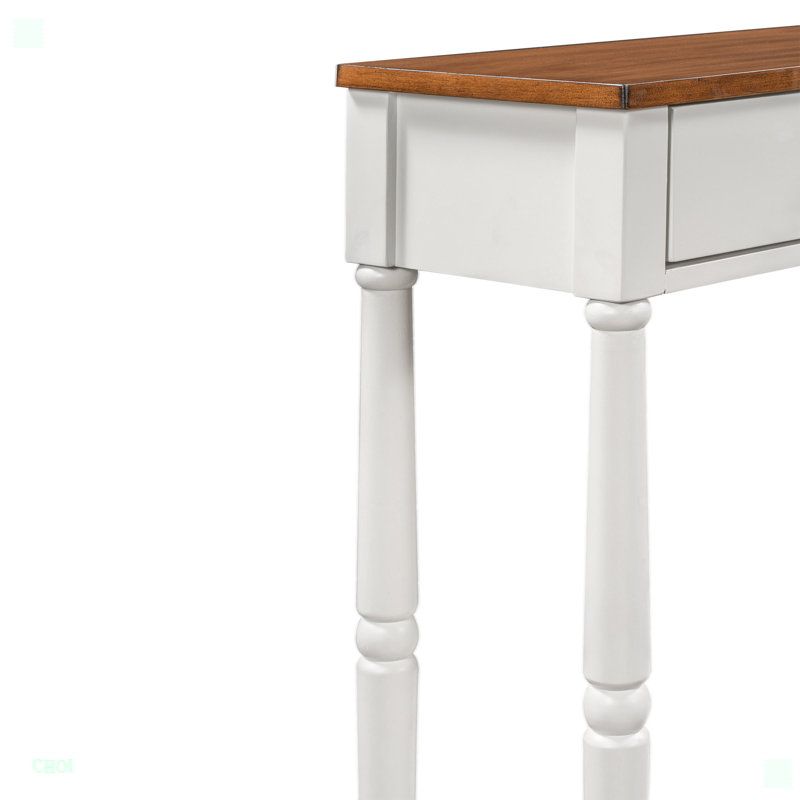 Console Crisann, Brun, Blanc