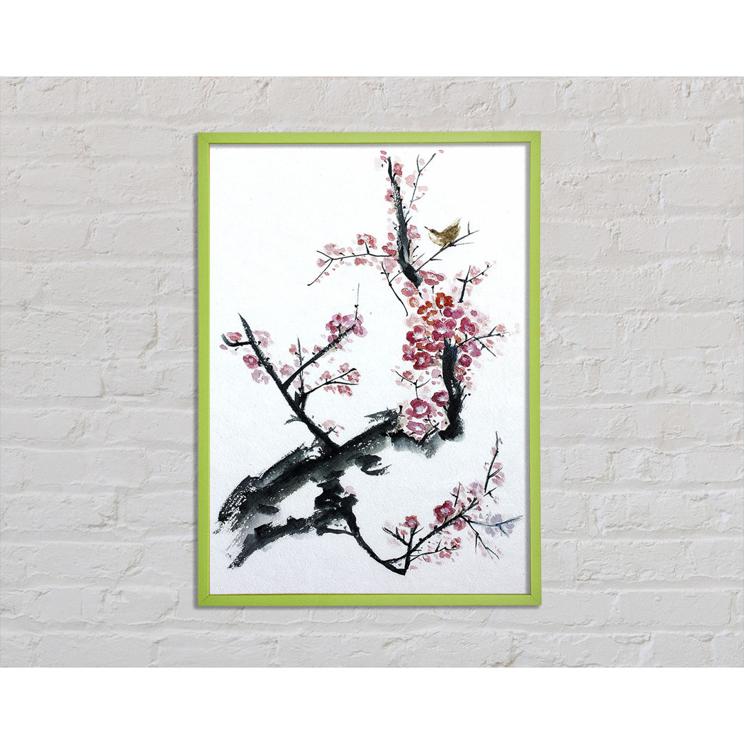 Bilboa Chinese Cherry Blossom Pink - Einzelner Bilderrahmen Kunstdrucke