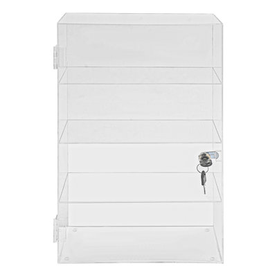 4-Tier Acrylic Display Case With Lock Keys