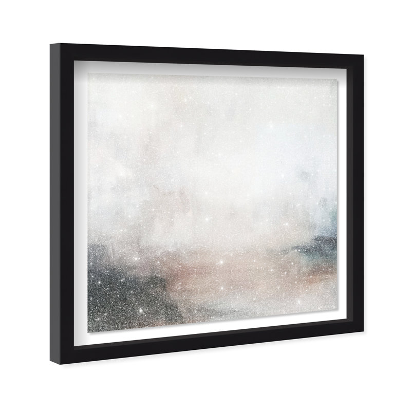 Abstract painting Shadowbox Abstract Print by Oliver Gal, Black Frame, 12 x 12, 17.5"H x 17.5"W, Black Frame