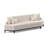 Perspective 106 " Chenille and Velvet Sofa-70373134-70373109