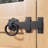 Wrought Iron Floral Pattern Latch