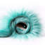 Tapis à poils longs Haja Turquoise-1618524178