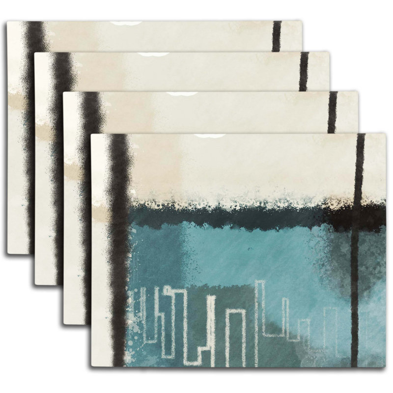 Napperon abstrait en polyester