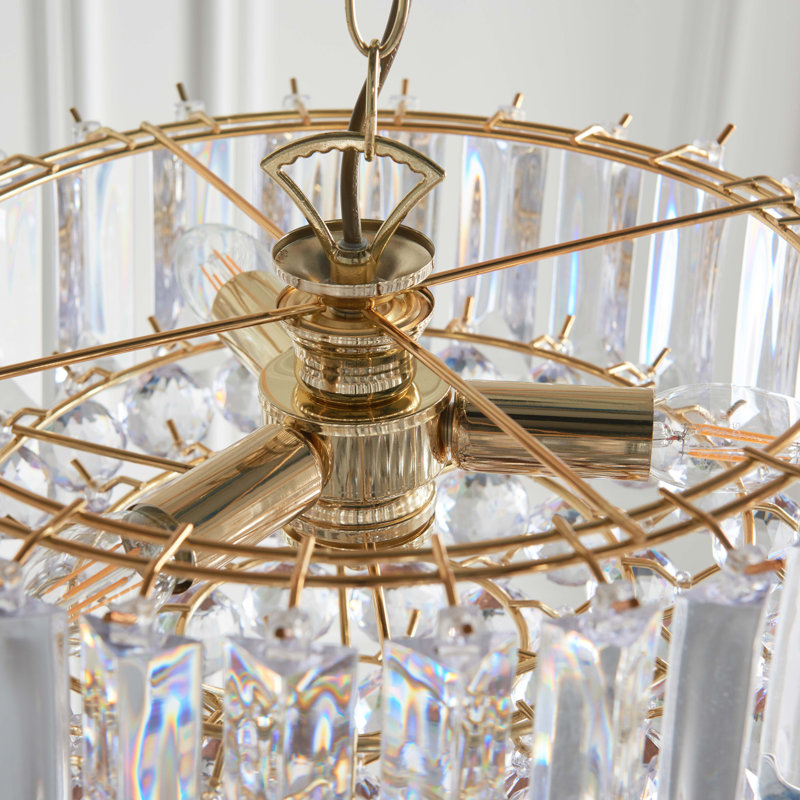 Kacey 3 - Light Crystal Chandelier