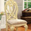 Ensemble de 2 chaises d'appoint formelles Majestic Traditional