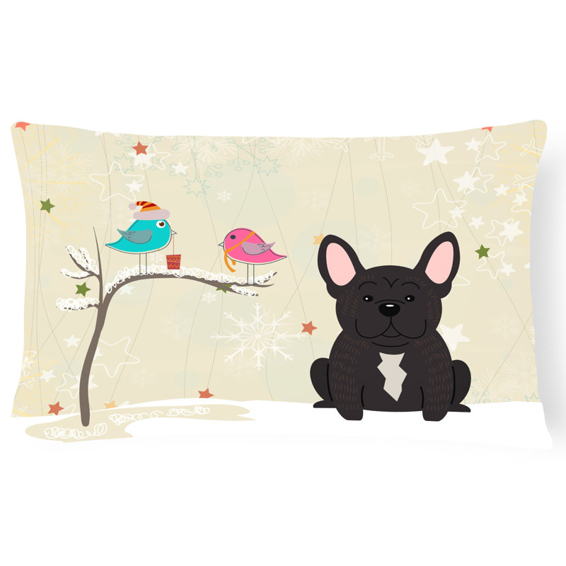 Coussin lombaire intérieur/extérieur christmas fait main, Bringé