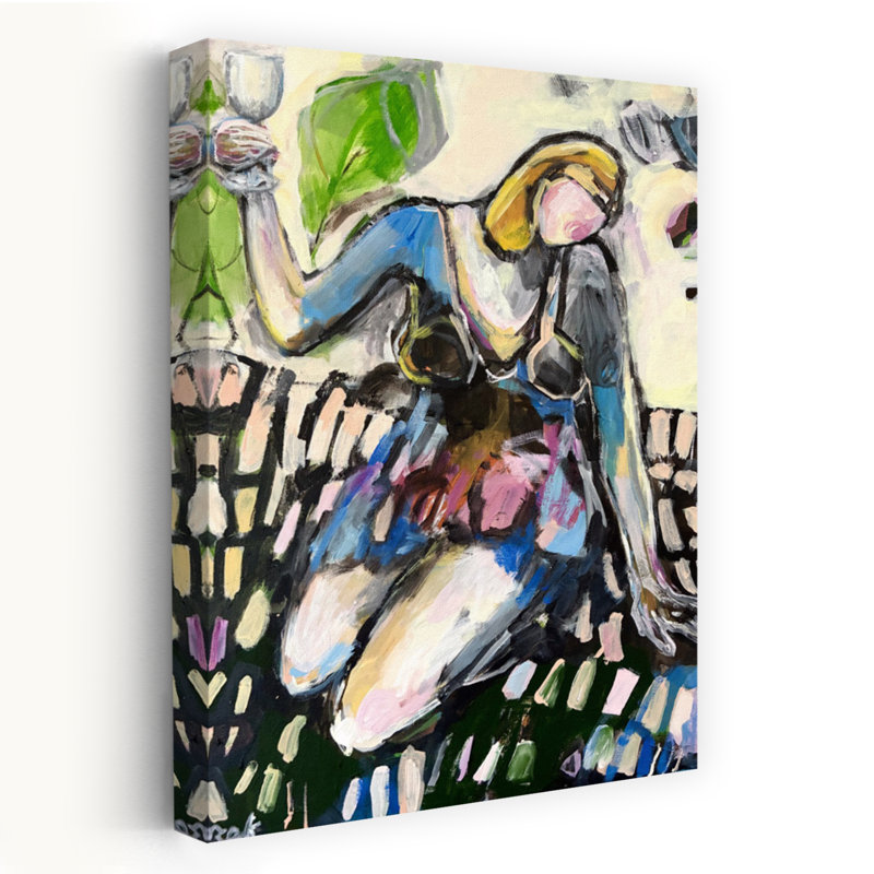 Art contemporain, art mural moderne, H 18 po x l 12 po