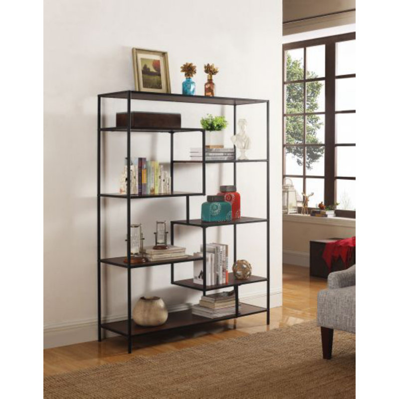 Bibliothèque standard Lauber, (7 tablettes) H 65 po x l 48 po x P 15 po