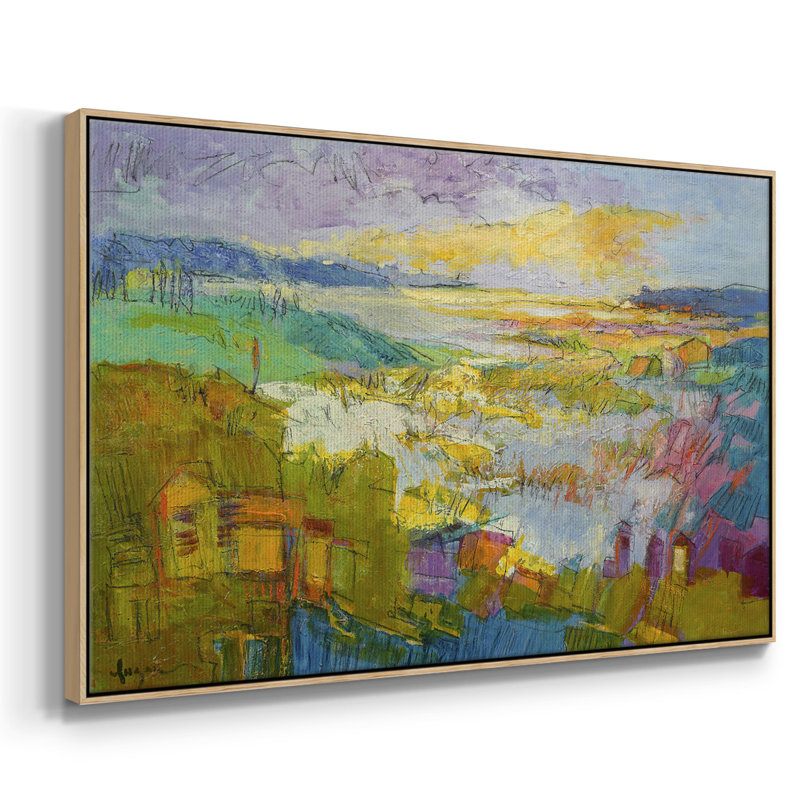 Diamond Girl Dances, reproduction d'art sur toile, Toile naturelle avec cadre flottant, H 27 po x l 41 po x P 2 po