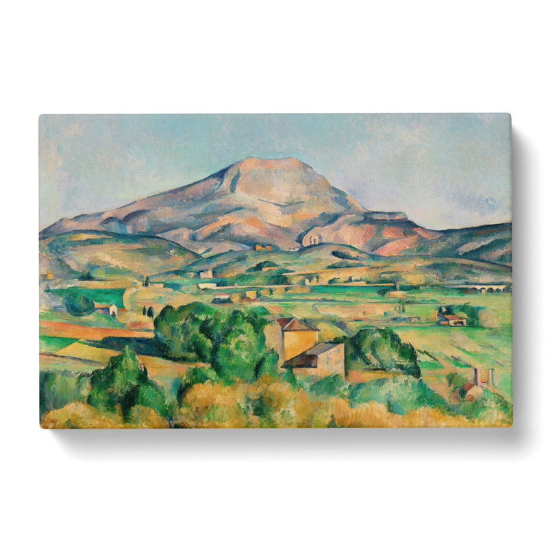 Mont Sainte-Victoire Vol.1 by Paul Cezanne - Wrapped Canvas, 50cm H x 76cm W x 3cm D