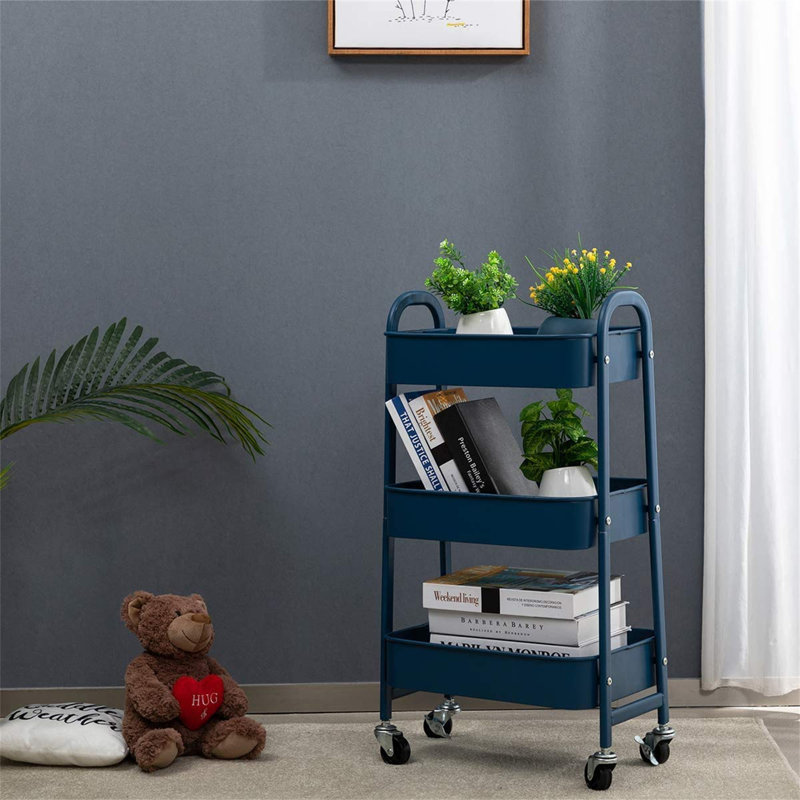 Thelen 76cm H x 39cm W Utility Cart with Wheels