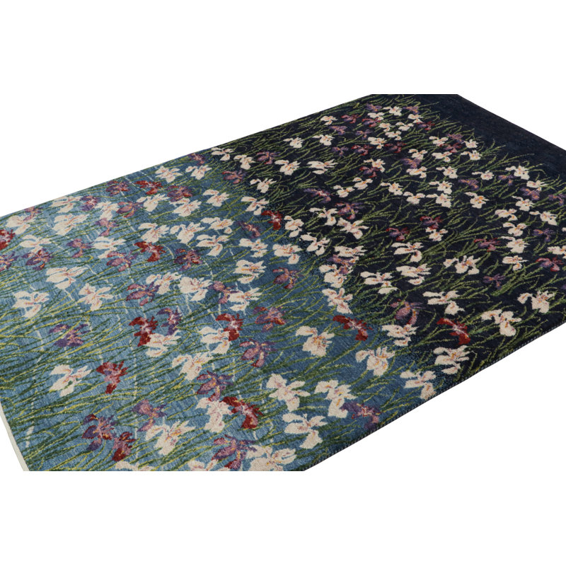 One-of-a-Kind Rectangle 4’11"x7’2" Hand Knotted Area Rug