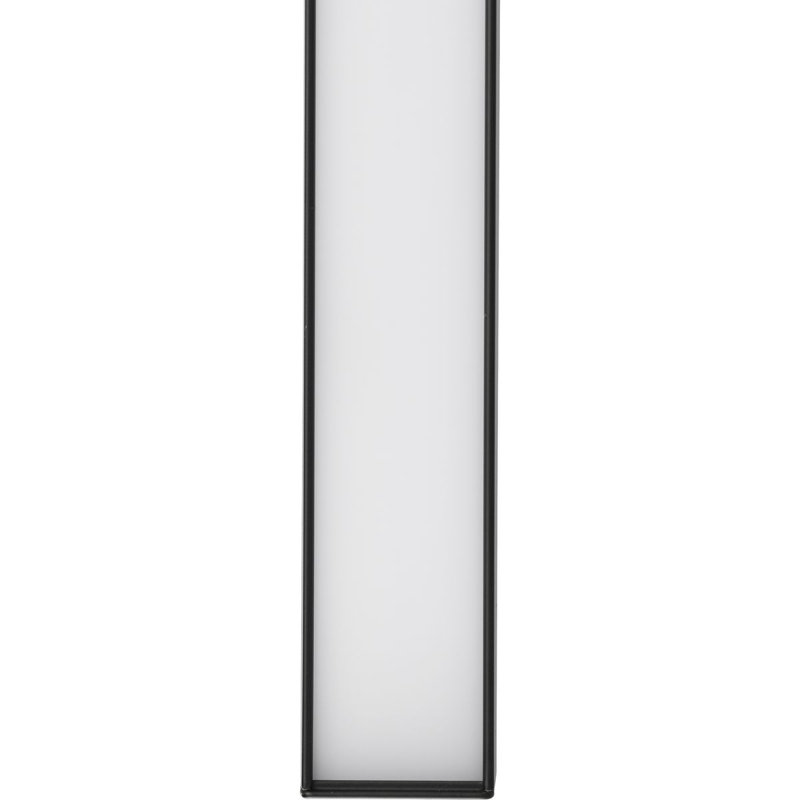 16-Inch Matte Black Aluminum LED Linear Vanity Light